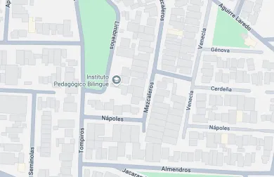 Map showing a check-in location pinned at the door