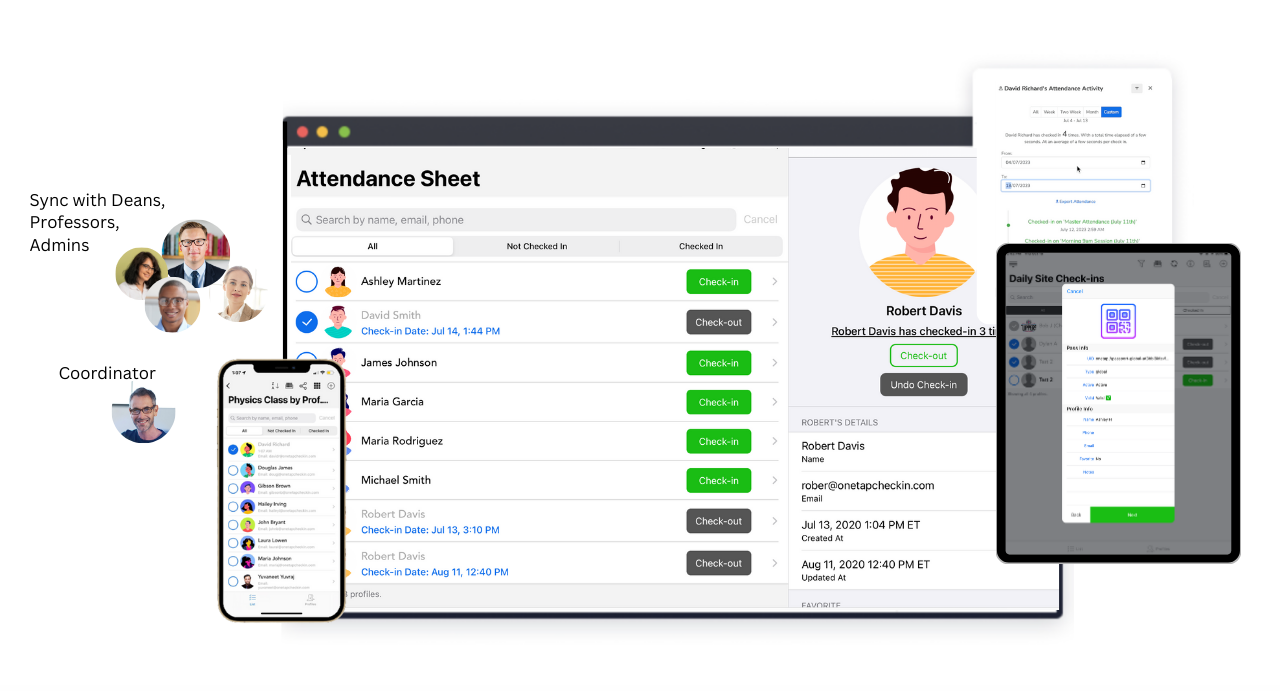 Attendance Tracker App OneTap