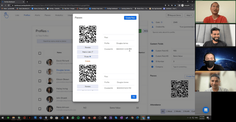 QR Code Attendance App and Custom Barcodes | OneTap