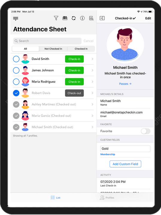 Easy student attendance tracking for schools