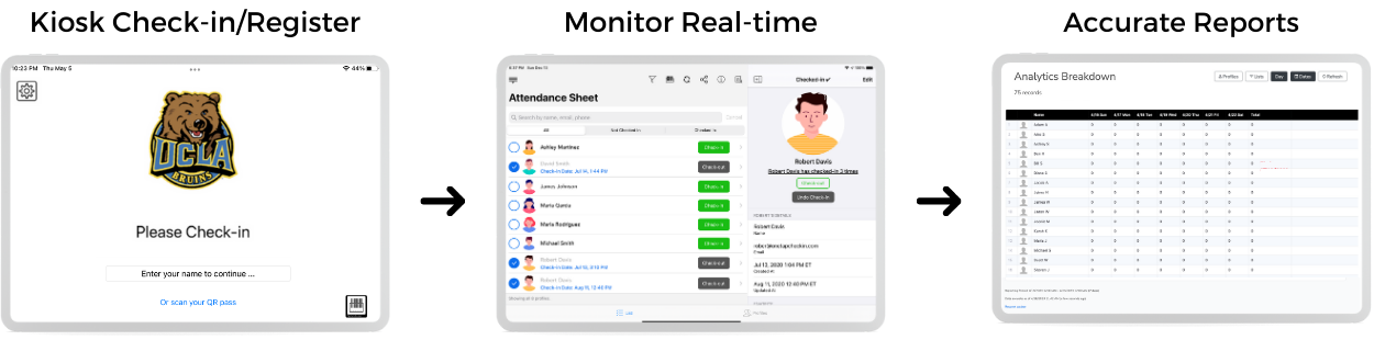 Track Attendance with OneTap iPad Kiosk