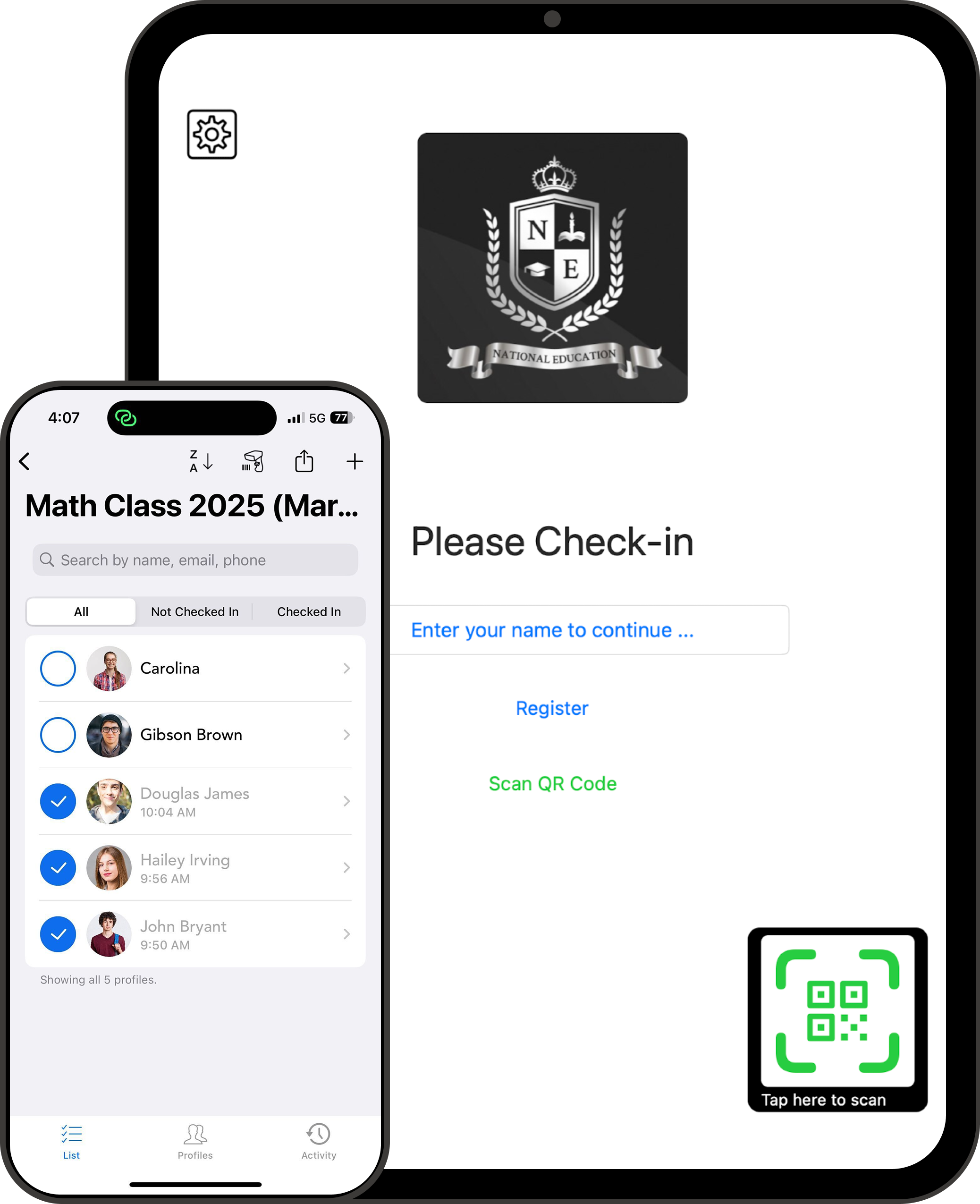 OneTap Attendance Demo